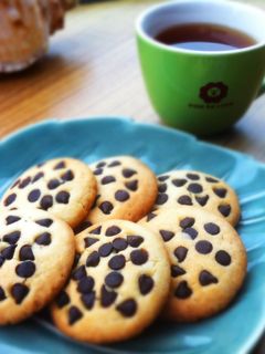 巧克力豆餅乾-小烤箱 的食譜成品照片