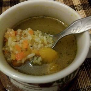 Sopa con zapallo