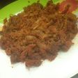 Ayam suwir balado kecap