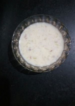 A picture of Lauki ki kheer.
