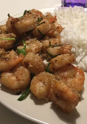 Une photo de Crevettes parfumées