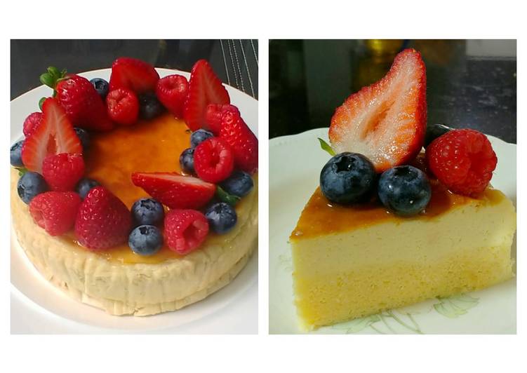 Recipe of Quick Yuzu Berries Souffle Cheesecake