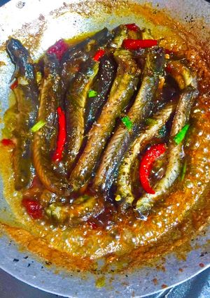 Hình của món Cá kèo kho tiêu.