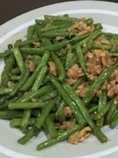 Foto resep Tumis baby buncis dan ayam cincang