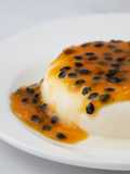 Panna Cotta with Passion Fruit Sauce