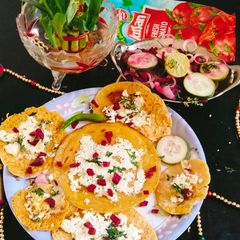 A picture of Oats paneer chilla pancake.