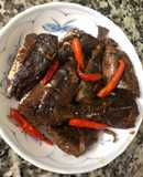 Cá nục 1 nắng kho kiểu Nghệ An # bepvang