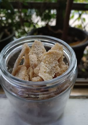 糖漬生薑片 的食譜成品照片