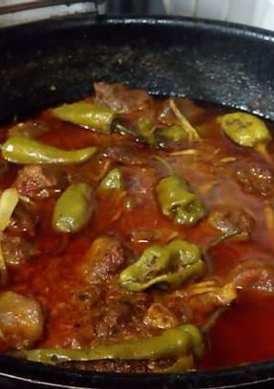 A picture of Beef karahi.