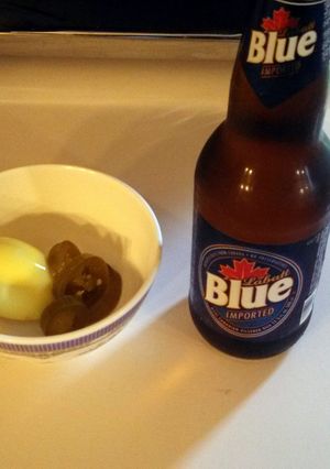 A picture of Pickled Eggs - Yooper Style.
