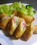 Cream Croquette-Style Spring Rolls