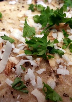A picture of Tilapia w/ Coconut & Green Curry.
