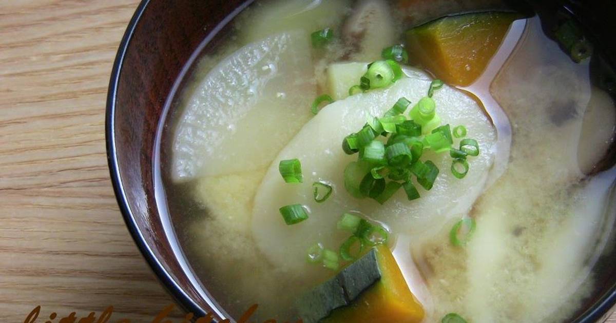 Miso Soup with Mochi Dumplings Recipe by cookpad.japan - Cookpad