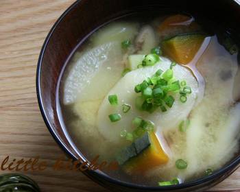 Unique Recipe Miso Soup with Mochi Dumplings Very Delicious