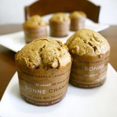 A picture of Black Tea Muffins Made With Pancake Mix.