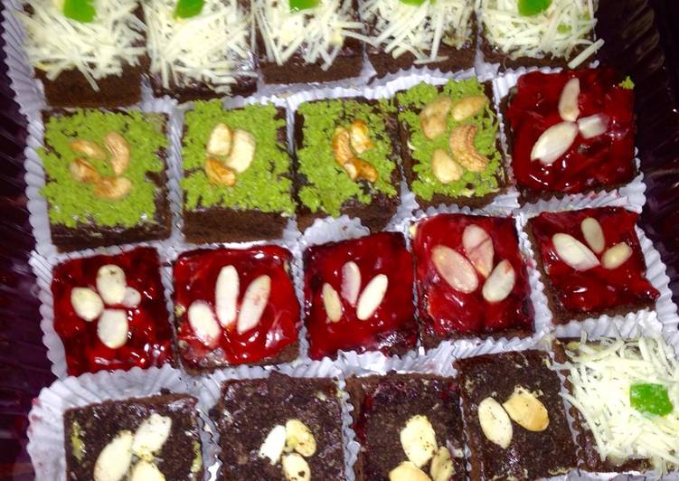 Langkah Mudah untuk Menyiapkan Brownies aneka topping Anti Gagal