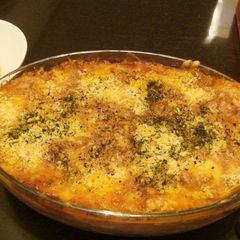 A picture of Easy Lasagne with Meat Sauce and Béchamel.