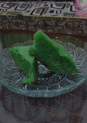 Foto resep Brownies pisang pandan leci