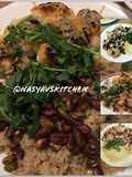 Cauliflower steaks with pistachios & browned butter (steik bunga kol dengan pictachio tumis mentega)