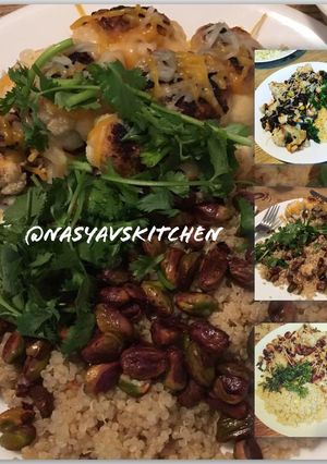 Foto resep Cauliflower steaks with pistachios & browned butter (steik bunga kol dengan pictachio tumis mentega)