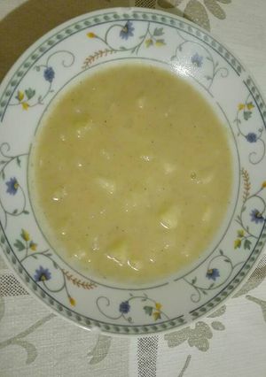 Krumplifőzelék teljes kiőrlésű liszttel habarva recept fotója