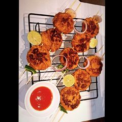 Steamed paneer Tandoori momos A picture of Steamed paneer Tandoori momos.