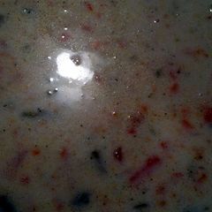 A picture of Dixie Stampede's Creamy Vegetable Soup.