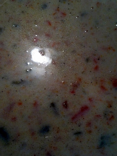 A picture of Dixie Stampede's Creamy Vegetable Soup.