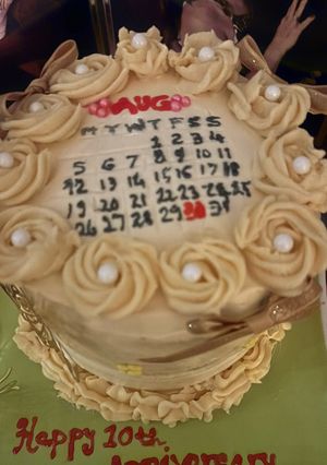 Hình của món Trang trí bánh bằng chocolate (chocolate cake decoration).