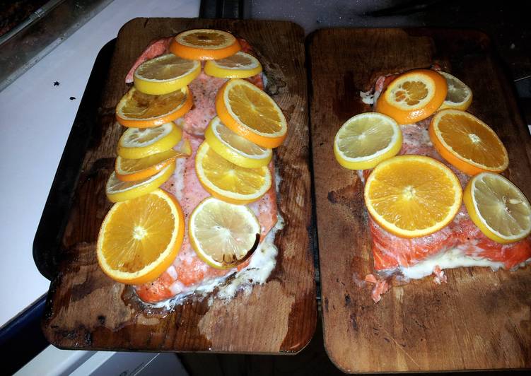 Recipe of Quick salmon on the grill