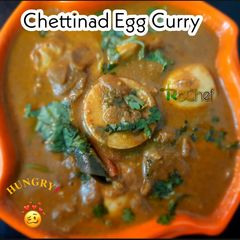 A picture of Chettinad Egg curry.