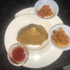 A picture of Moong dal instant Dosa-Pesarattu Dosa.