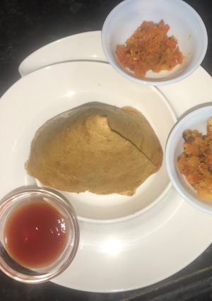 A picture of Moong dal instant Dosa-Pesarattu Dosa.