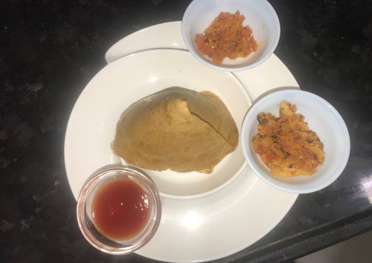 Recipe of Any-night-of-the-week Moong dal instant Dosa-Pesarattu Dosa