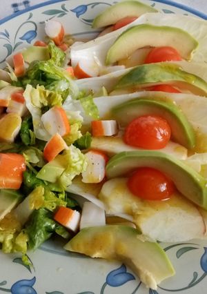 Una foto de Ensalada con mostaza de miel