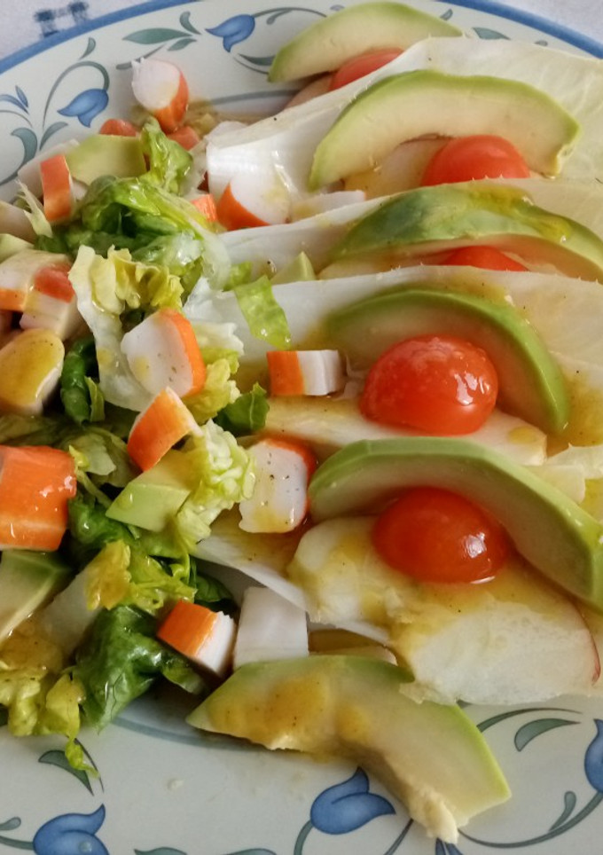 Una foto de Ensalada con mostaza de miel