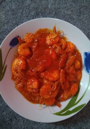 Foto resep Udang Saus Padang