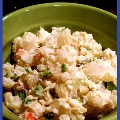 A picture of Olivier Salad (aka Russian Potato Salad).