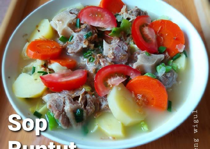 Resep 126.Sop Buntut Sapi Simple, Enak Banget