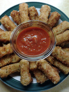 A picture of Easy Mozerella Cheese Sticks.