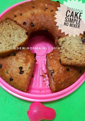 Foto resep Banana Cake simple no mixer😊