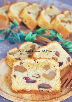 A picture of Pound Cake With Plenty of Chestnuts.