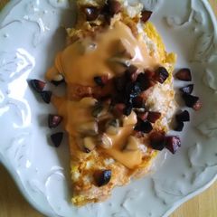 A picture of Hotdog/cheese Omelet.