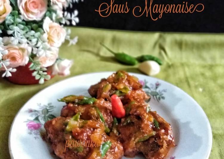 Resep 319.Ayam Goreng Saus Mayonaise, Bikin Ngiler
