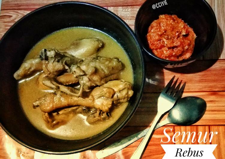 Resep !ENAK 52. Semur Ayam Rebus resep masakan rumahan yummy app