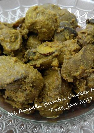Foto resep Ati Ampela Bumbu Ungkep Masak Kering