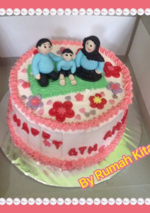 Foto resep Coklat sponge cake hias
