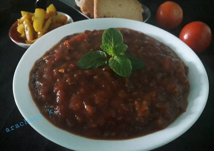 Tomato chatuny👉 sweet and sour taste
