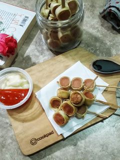 Foto resep Sate sosis gulung kp