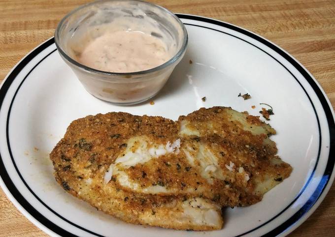 Steps to Make Quick Parmesan Crusted Tilapia